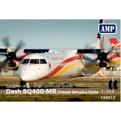 Amp 144-012 1/144 Dash 8q400-mr French Securite Civile Plastic Model Kit