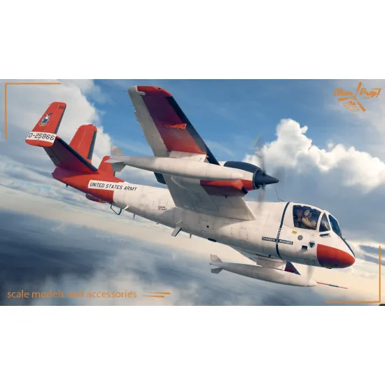 Clear Prop Cp144008 1/144 Ov-1b Mohawk Pilot School Plastic Model Kit