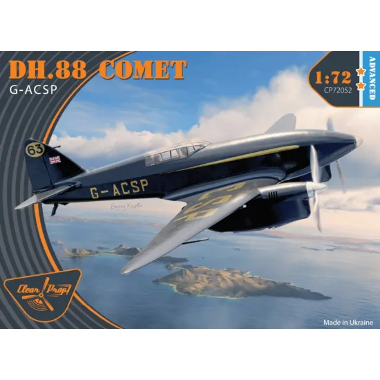 Clear Prop Cp72052 1/72 Dh 88 Comet G-acsp Plastic Model Kit
