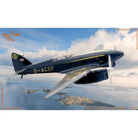 Clear Prop Cp72052 1/72 Dh 88 Comet G-acsp Plastic Model Kit