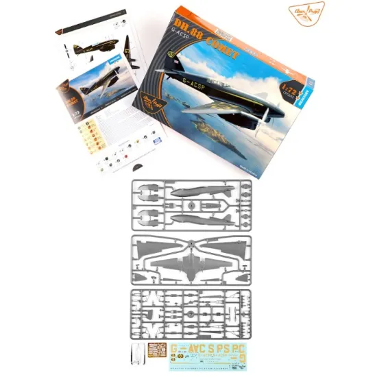 Clear Prop Cp72052 1/72 Dh 88 Comet G-acsp Plastic Model Kit