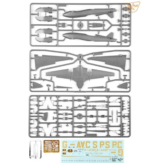 Clear Prop Cp72052 1/72 Dh 88 Comet G-acsp Plastic Model Kit