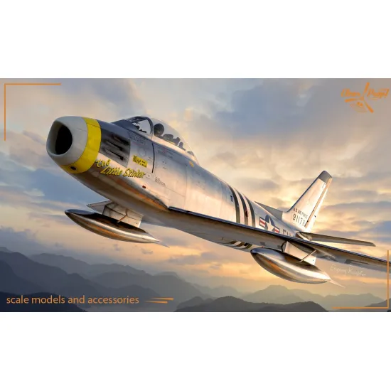 Clear Prop Cp72055 1/72 F-86a In Korea Early Variants Plastic Model Kit