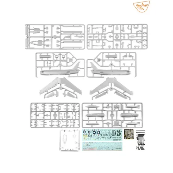 Clear Prop Cp72055 1/72 F-86a In Korea Early Variants Plastic Model Kit