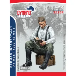 Dynamo Models 35259 1/35 German Infantryman At Rest 1939-42 3d Printed Kit