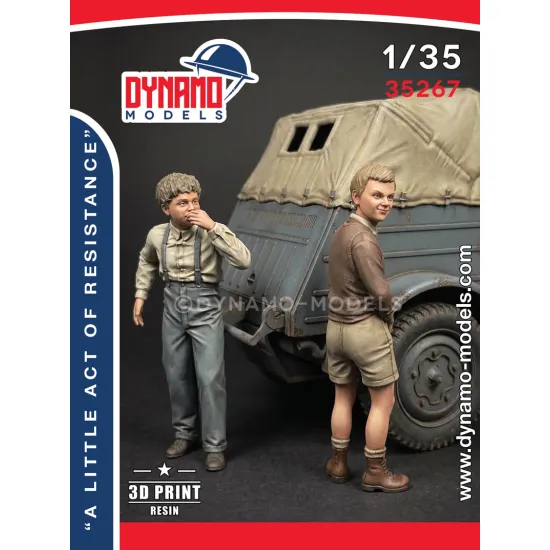 Dynamo Models 35267 1/35 Civilian A Little Act Of Resistance 3d Printed Kit