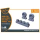 Clear Prop Cpa48059 1/48 Morane-saulnier Wheels Set For Dora Wings Kit