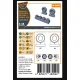 Clear Prop Cpa48059 1/48 Morane-saulnier Wheels Set For Dora Wings Kit