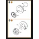Clear Prop Cpa48131 1/48 Fairey Delta 2 Wheels Set Weighted For Dora Wings Kit