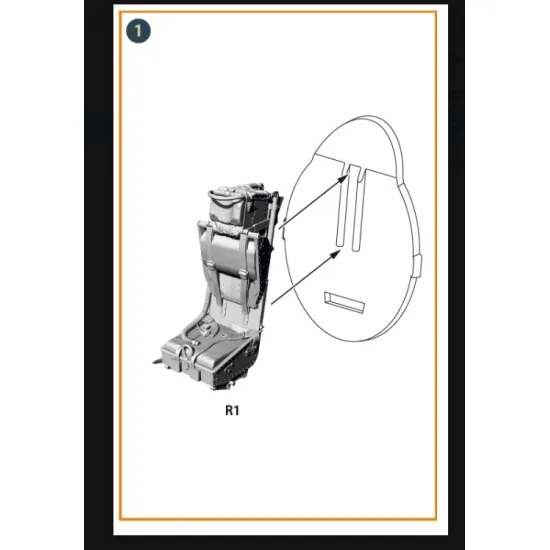 Clear Prop Cpa48132 1/48 Fairey Delta 2 Ejection Seat For Dora Wings Kit