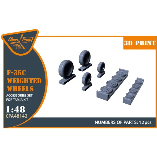 Clear Prop CPA48142 1/48 F 35С weighted wheel set