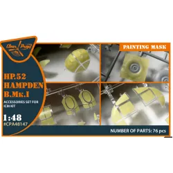 Clear Prop Cpa48147 1/48 Hp 52 Hampden B Mk I Painting Mask For Icm Kit