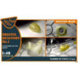 Clear Prop Cpa48148 1/48 Beaufort Mk.ia Painting Mask For Icm
