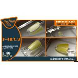 Clear Prop Cpa48150 1/48 F-4b/C/J Double-sided Painting Mask For Academy Kits