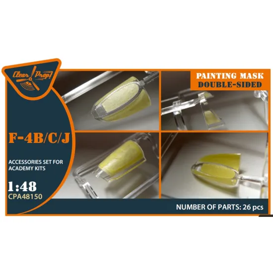 Clear Prop Cpa48150 1/48 F-4b/C/J Double-sided Painting Mask For Academy Kits