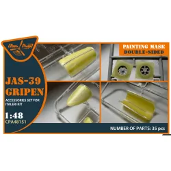 Clear Prop Cpa48151 1/48 Jas 39 Gripen Double-sided Painting Mask For Italeri Kits