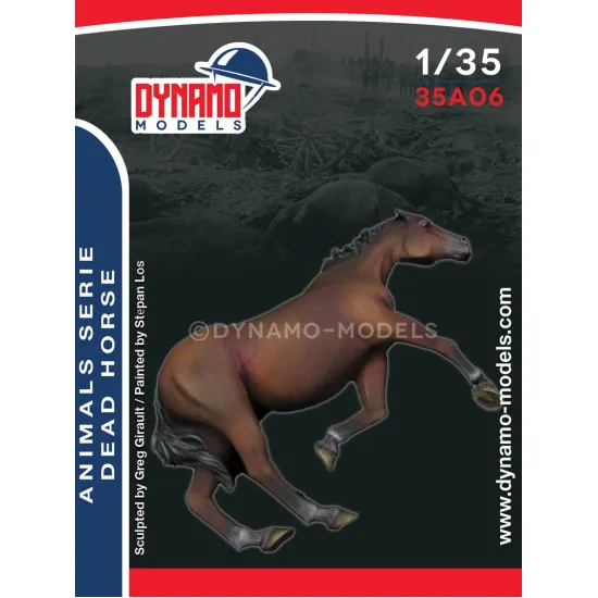 Dynamo Models 35a006 1/35 Animal Set Dead Horse 3d Printed Kit