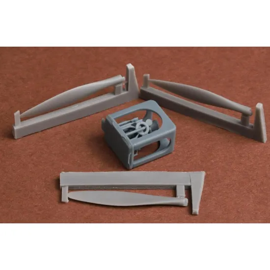 Sbs 48104 1/48 Dauntless Propeller Set With Hub /Academy/Accurate Miniatures Kit