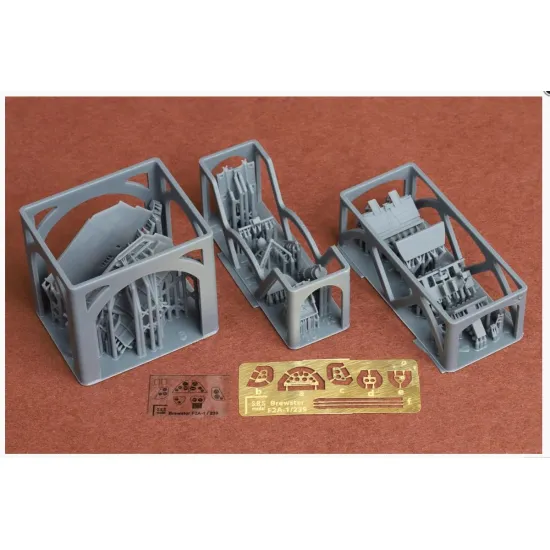 Sbs 72100 1/72 Brewster F2a-1 Buffalo Superdetail Set For Hasegawa Kit