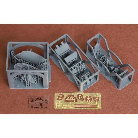 Sbs 72101 1/72 Finnish Brewster B-239 Superdetail Set For Hasegawa Kit