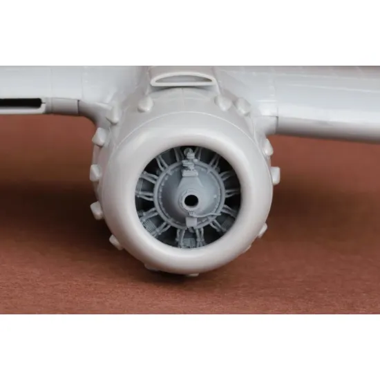 Sbs 72102 1/72 B-25 Mitchell Engine Set For Hasegawa Kit