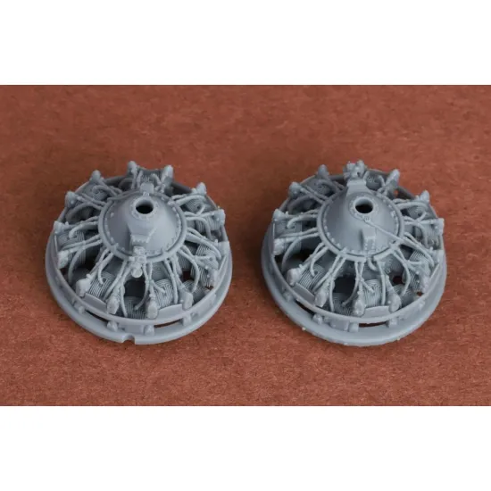 Sbs 72103 1/72 B-25 Mitchell Engine Set For Airfix Kit