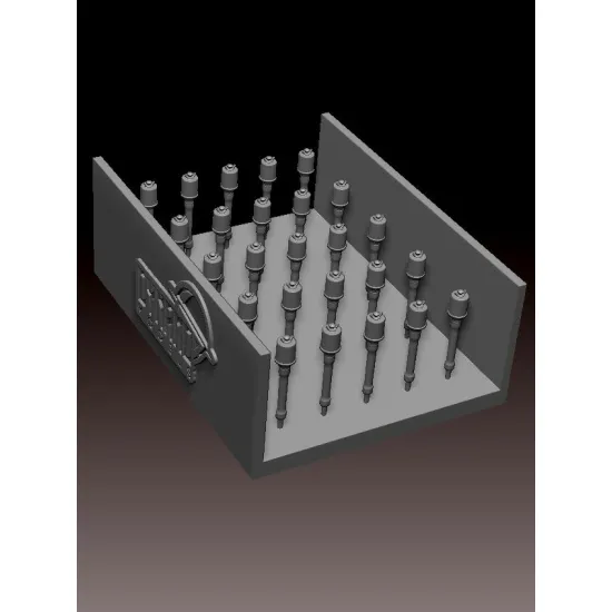 Dynamo Models A35007 1/35 Dummy Set Of 25 M43 Stielhandgranate Replica 3d Print