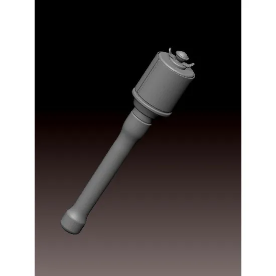 Dynamo Models A35008 1/35 Dummy Set Of 25 M43 Stielhandgranate With Smooth Fragmentation Sleeve Replica 3d Print