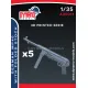 Dynamo Models A35011 1/35 Dummy Set Of 5 Guns Mp40 With Folded Stock Replica