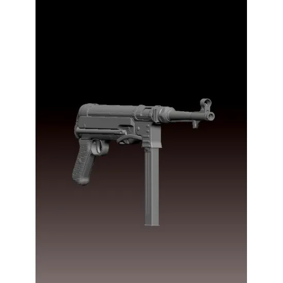 Dynamo Models A35011 1/35 Dummy Set Of 5 Guns Mp40 With Folded Stock Replica