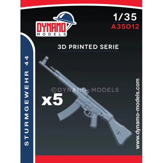 Dynamo Models A35012 1/35 Dummy Set Of 5 Stg 44 Replica 3d Printed Resin Kit