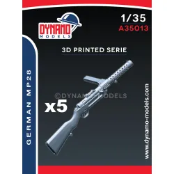Dynamo Models A35013 1/35 Dummy Set Of 5 German Mp28 Replica 3d Printed Resin Kit