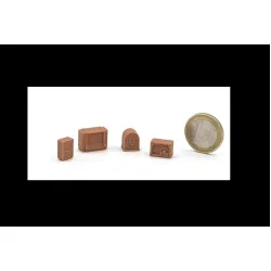 Dynamo Models A35019 1/35 Civilian Radios Set 1930-40s 4pcs 3d Printed Resin Kit
