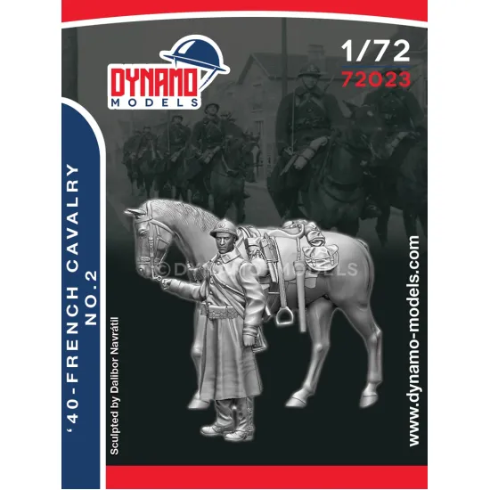 Dynamo Models 72023 1/72 French Cavalry 1940s Ww2 3d Printed Kit