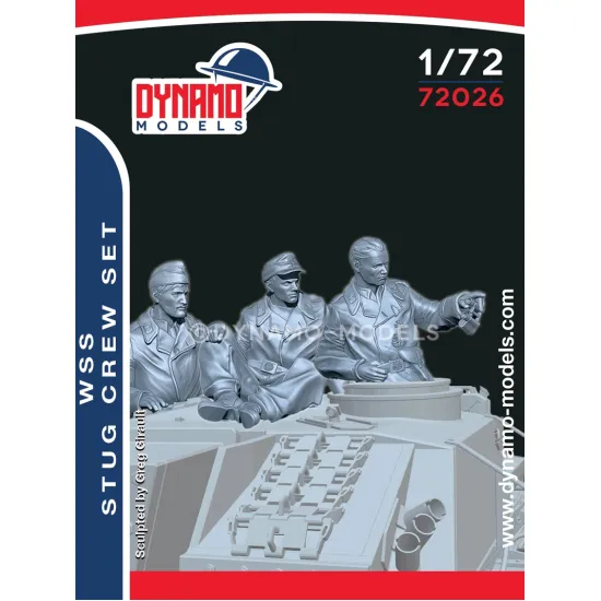 Dynamo Models 72026 1/72 Wss Stug Crew Set Ww2 3d Printed Kit