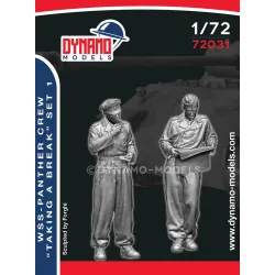 Dynamo Models 72031 1/72 Wss Panther Crew Taking A Break 3d Printed Resin Kit