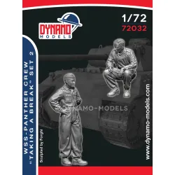 Dynamo Models 72032 1/72 Wss Panther Crew Taking A Break 3d Printed Resin Kit