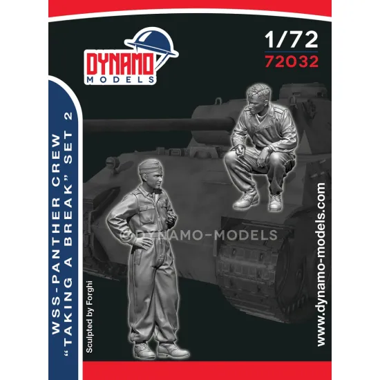 Dynamo Models 72032 1/72 Wss Panther Crew Taking A Break 3d Printed Resin Kit
