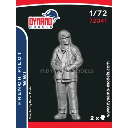 Dynamo Models 72041 1/72 Wwi French Airplane Pilot 3d Printed Resin Kit