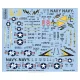 Kits World Kw144056 1/144 Decal For F-4b Phantom- Us Navy