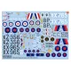 Kits World Kw148284 1/48 Decal For Sepecat Jaguar Gr 1a
