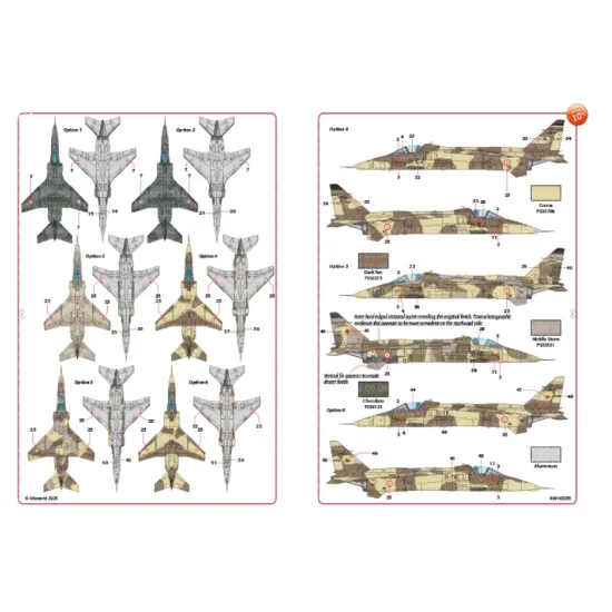 Kits World Kw148286 1/48 Decal For Sepecat Jaguar A French Aircraft