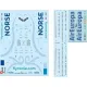 Lima November Decals 144-673 1/144 Decal For Air Europe B787-900 In Norse Cs