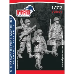 Dynamo Models 72051 1/72 Us Paratrooper Marching Normandy 1944 3d Printed Kit