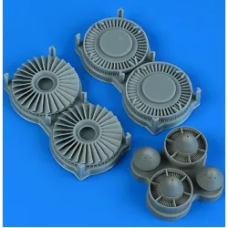 Quickboost 49240 1/48 S-3 Viking Detailed Fan Exhaust Turbine For Italeri/Esci/Amt/Erlt