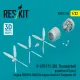 Reskit Rsu32-0248 1/32 P-47d 11-30 Thunderbolt Propellers Engine Pw R-2800 And Engine Hood For Trumpeter