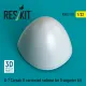 Reskit Rsu32-0281 1/32 A-7 Corsair Ii Corrected Radome For Trumpeter