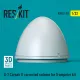 Reskit Rsu32-0281 1/32 A-7 Corsair Ii Corrected Radome For Trumpeter