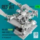 Reskit Rsu35-0095 1/35 Mh-60s Folded Main Rotor With Blade Fold Restraint Systems For Academy