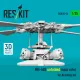 Reskit Rsu35-0096 1/35 Mh-60s Unfolded Main Rotor For Academy Kit